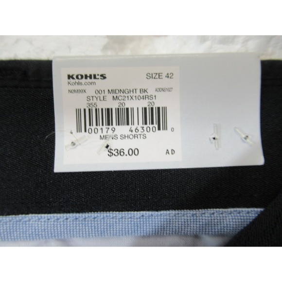 NEW Croft & Barrow Cargo Shorts Men 42 Black 7.5" Inseam Stretch - Picture 6 of 7